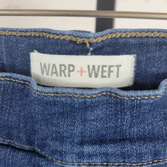 Warp + Weft Maternity Short Jean Denim Size 6/28 - Picture 3 of 9